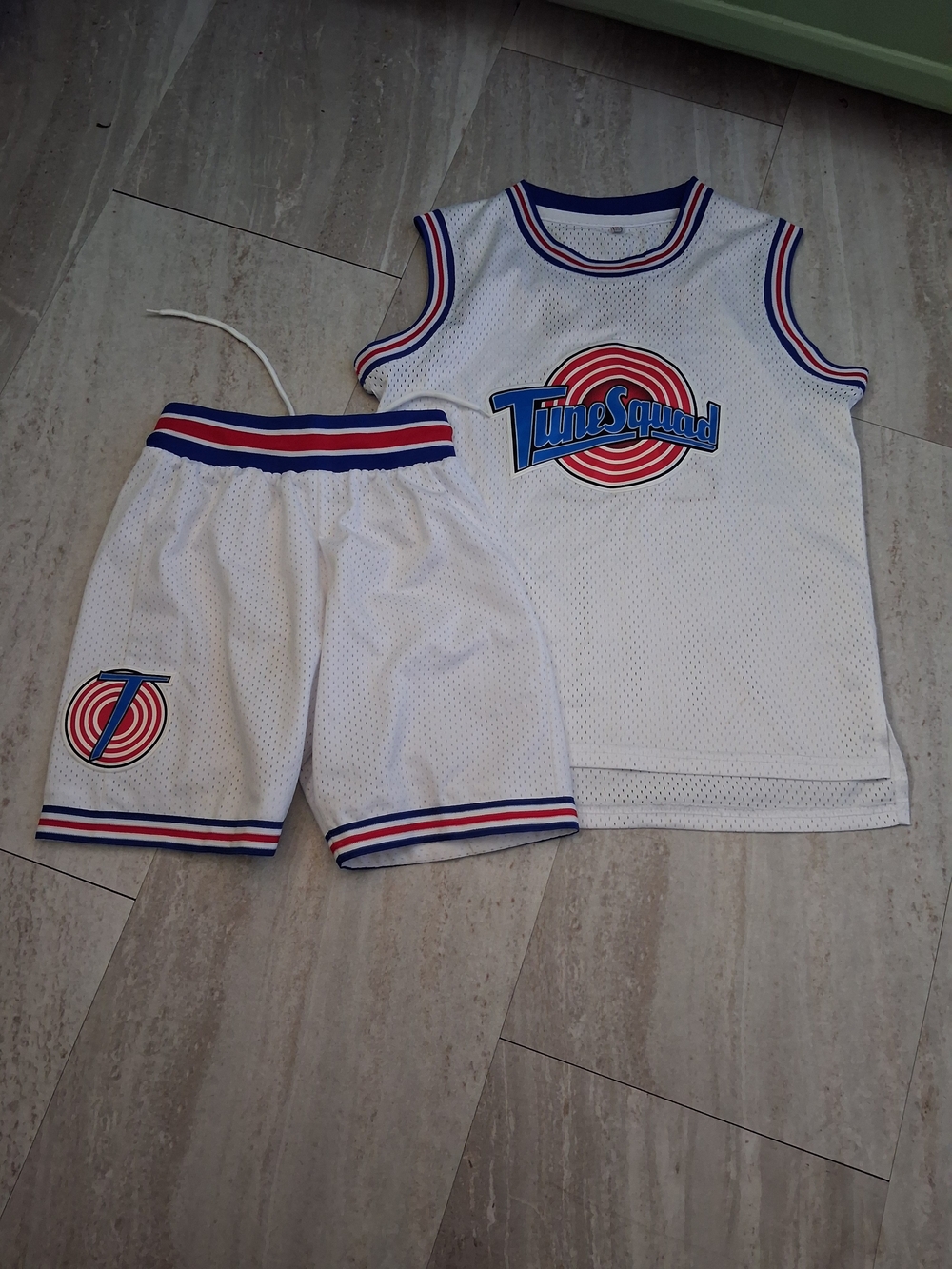 Looney Tunes Squad Kids Basketball Jersey & Shorts Set Costume